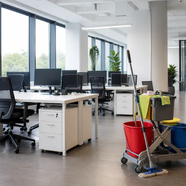 Moderne Büro- und Arbeitsflächen in einem Gebäude